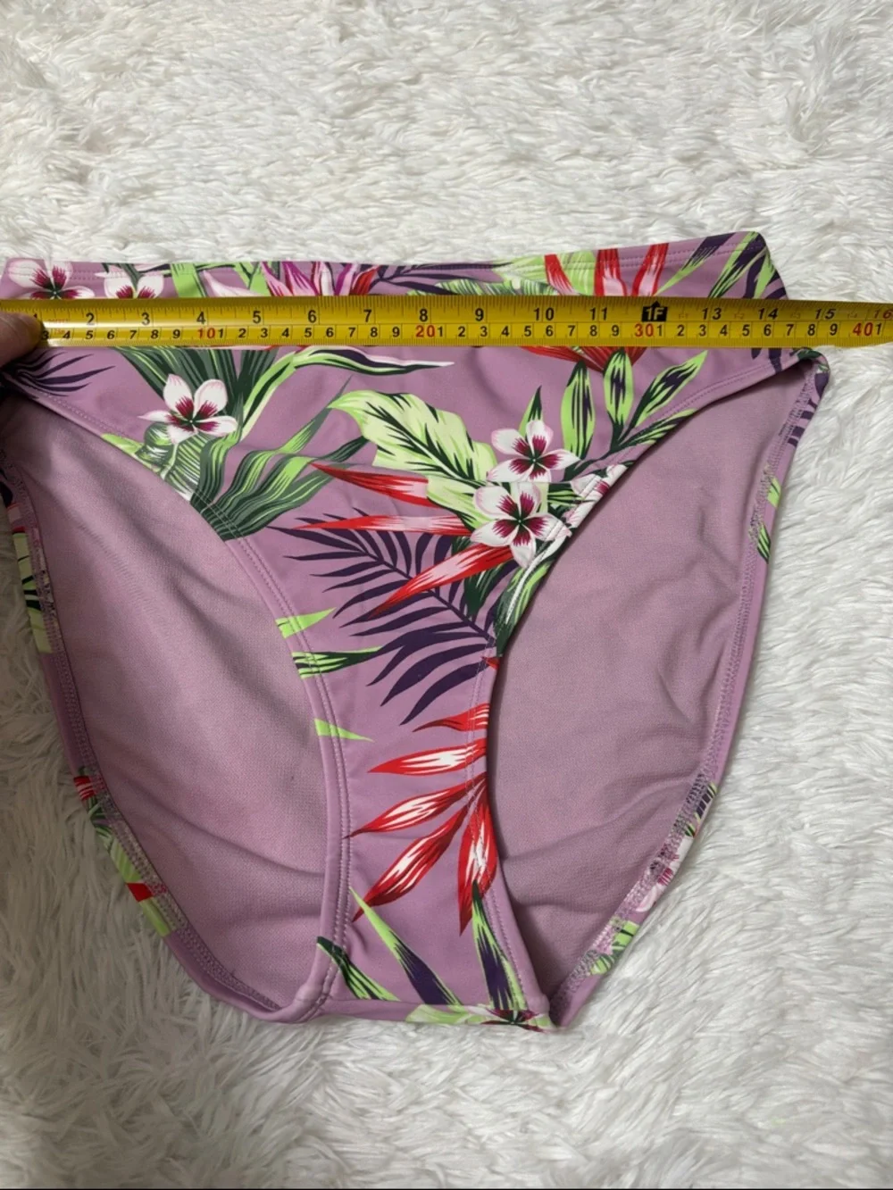 NWOT Salt & Cove Purple Floral Swim Bottoms Size XL
